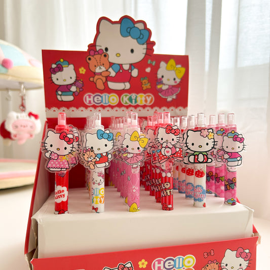 Caneta Retrátil Hello Kitty Kawaii 0.5mm