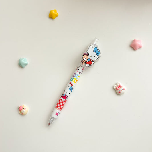 Caneta Retrátil Hello Kitty Kawaii 0.5mm
